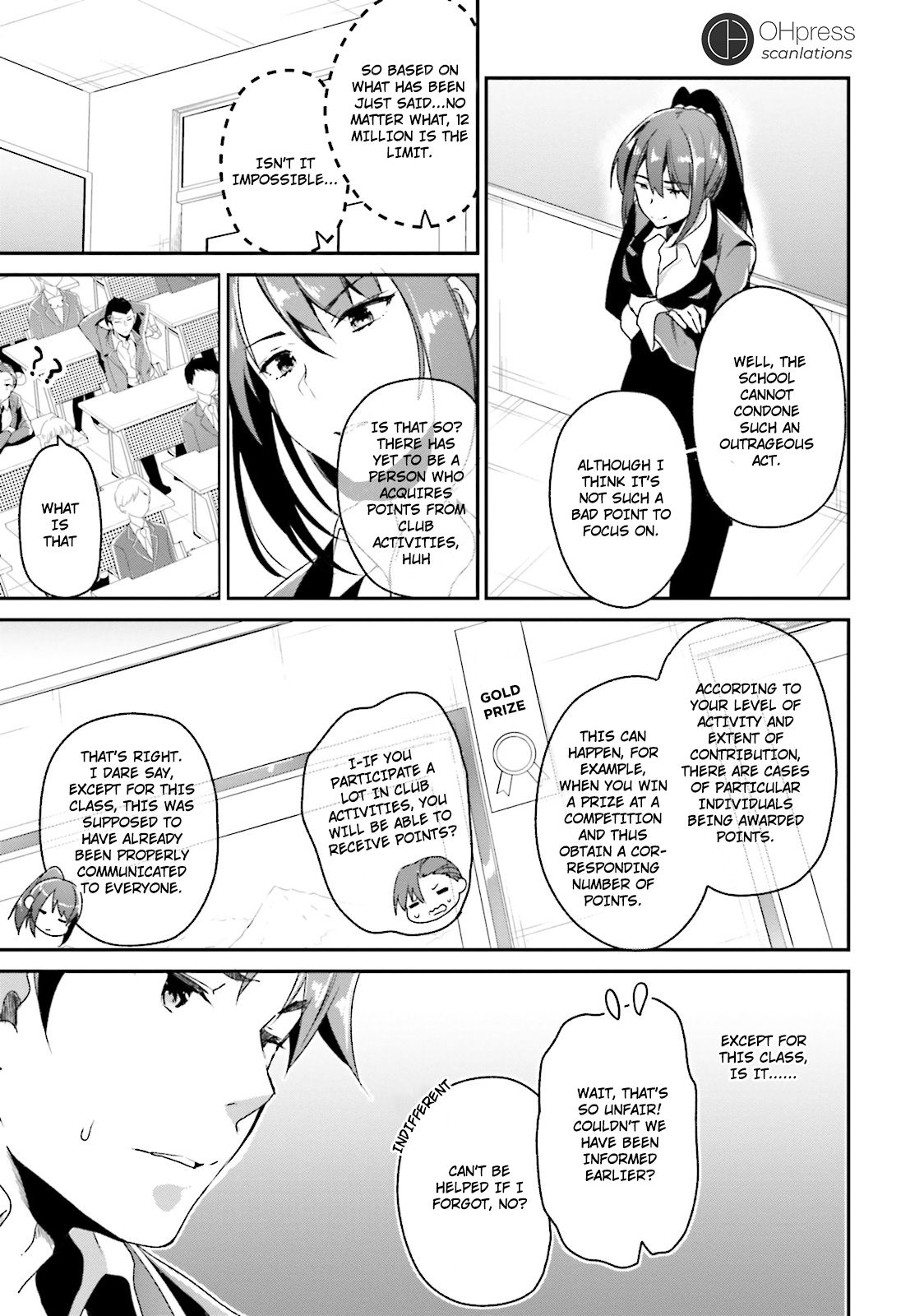 Youkoso Jitsuryoku Shijou Shugi no Kyoushitsu e chapter 11 page 9