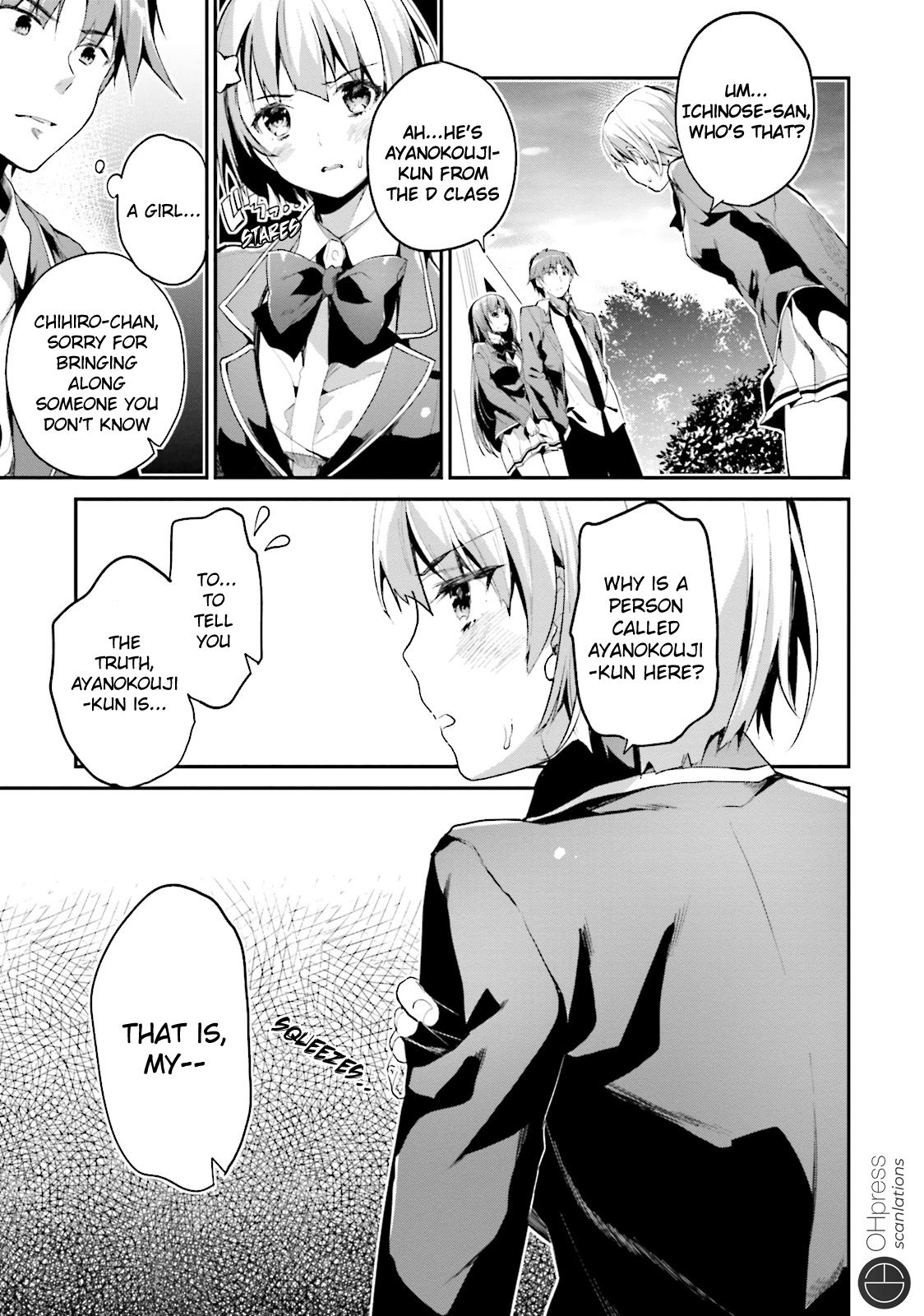 Youkoso Jitsuryoku Shijou Shugi no Kyoushitsu e chapter 12 page 3