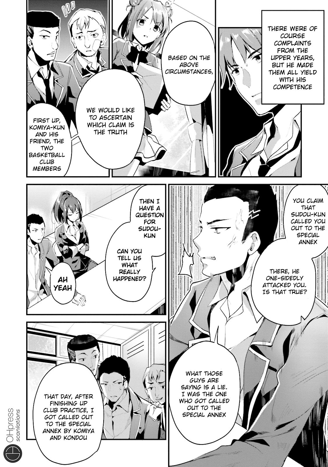 Youkoso Jitsuryoku Shijou Shugi no Kyoushitsu e chapter 12 page 32