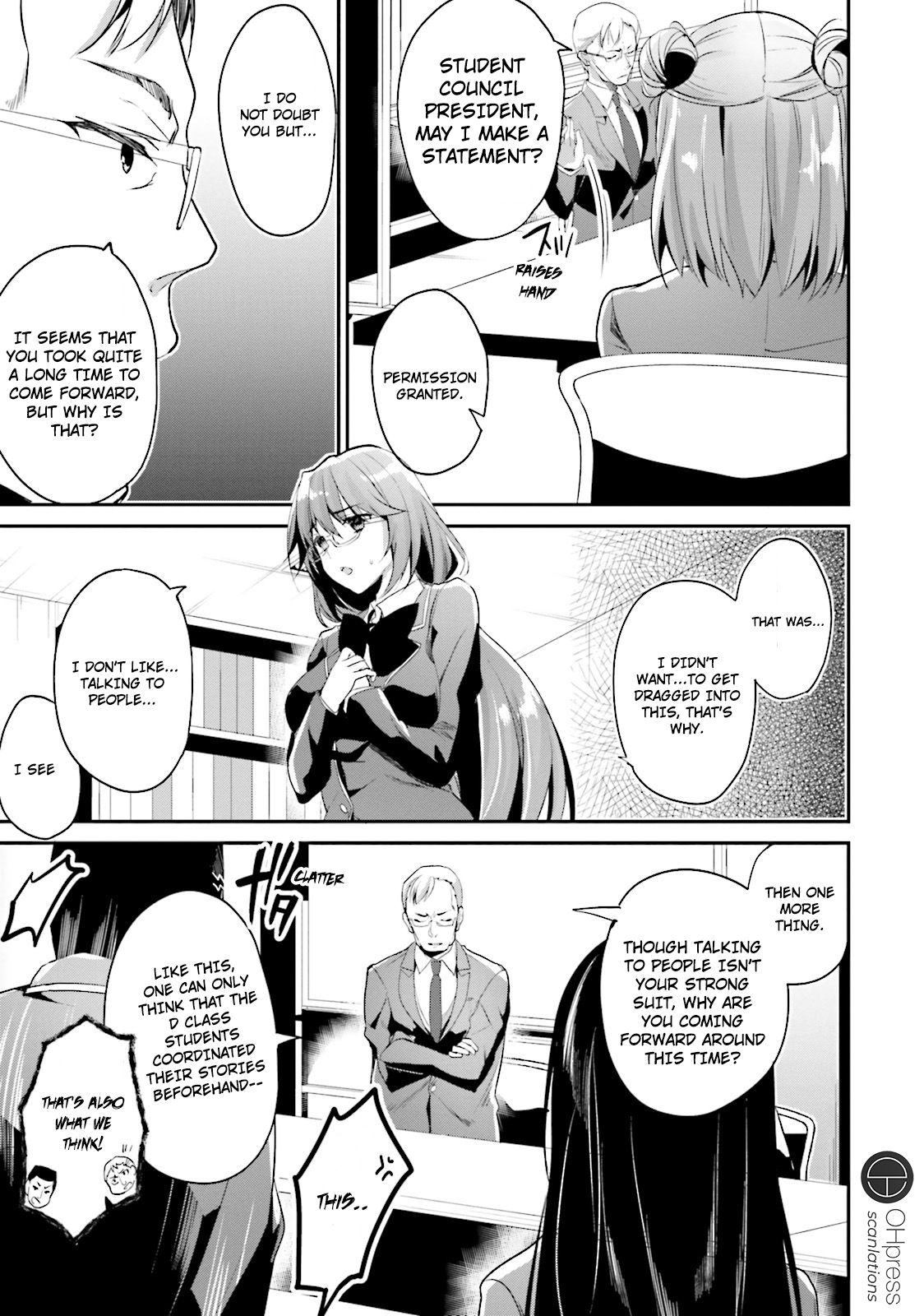 Youkoso Jitsuryoku Shijou Shugi no Kyoushitsu e chapter 13 page 8