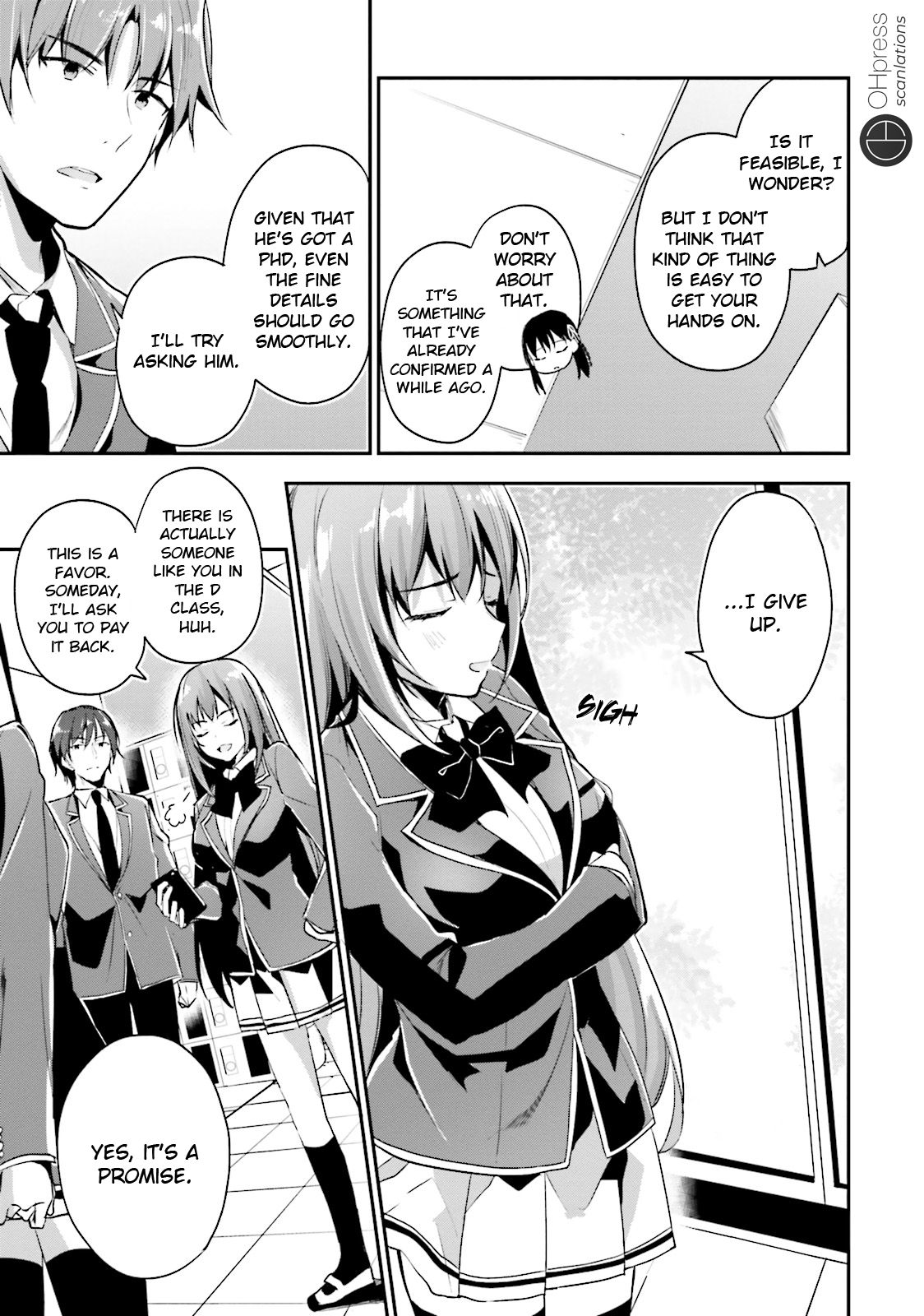 Youkoso Jitsuryoku Shijou Shugi no Kyoushitsu e chapter 14 page 6