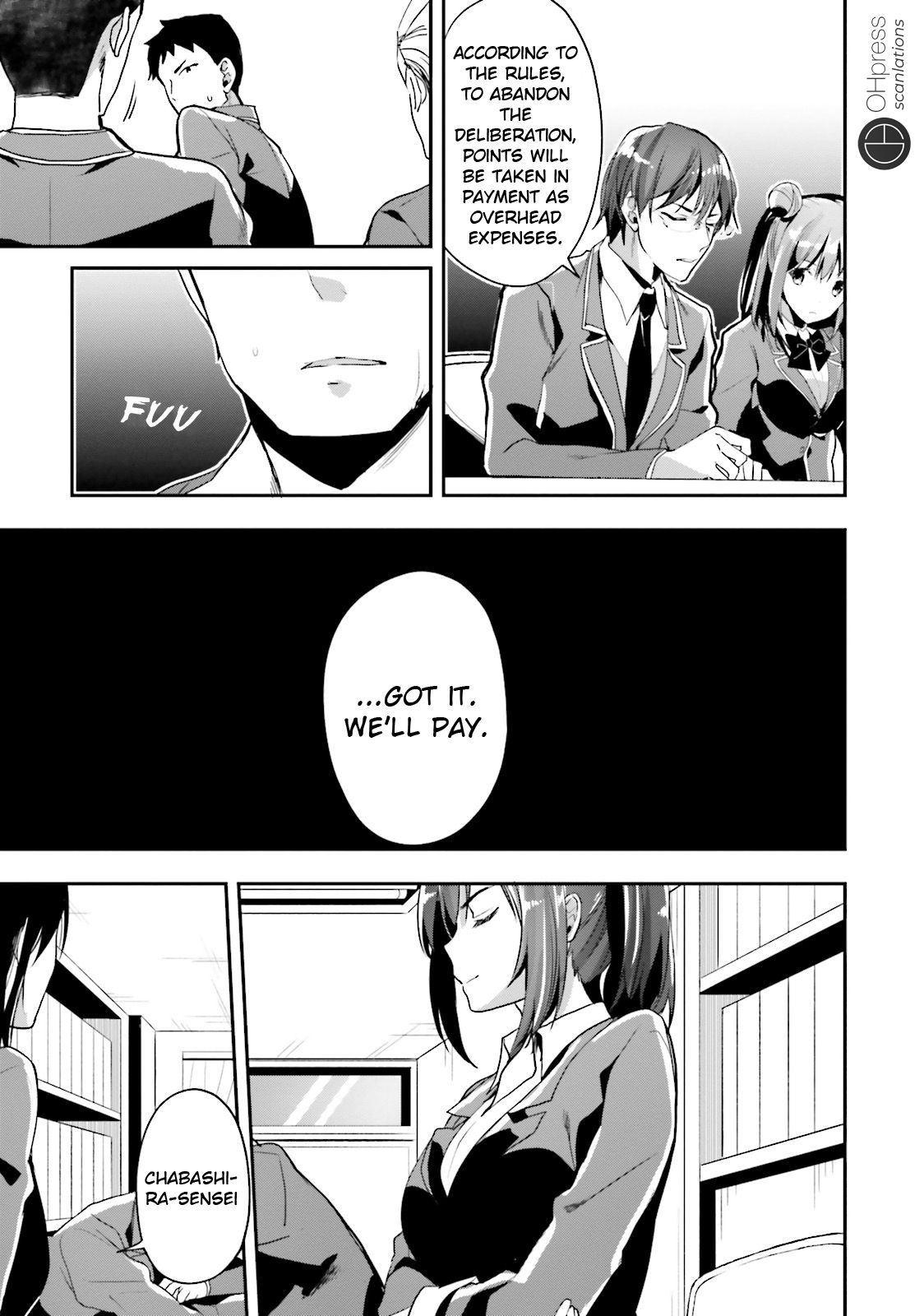 Youkoso Jitsuryoku Shijou Shugi no Kyoushitsu e chapter 15 page 16