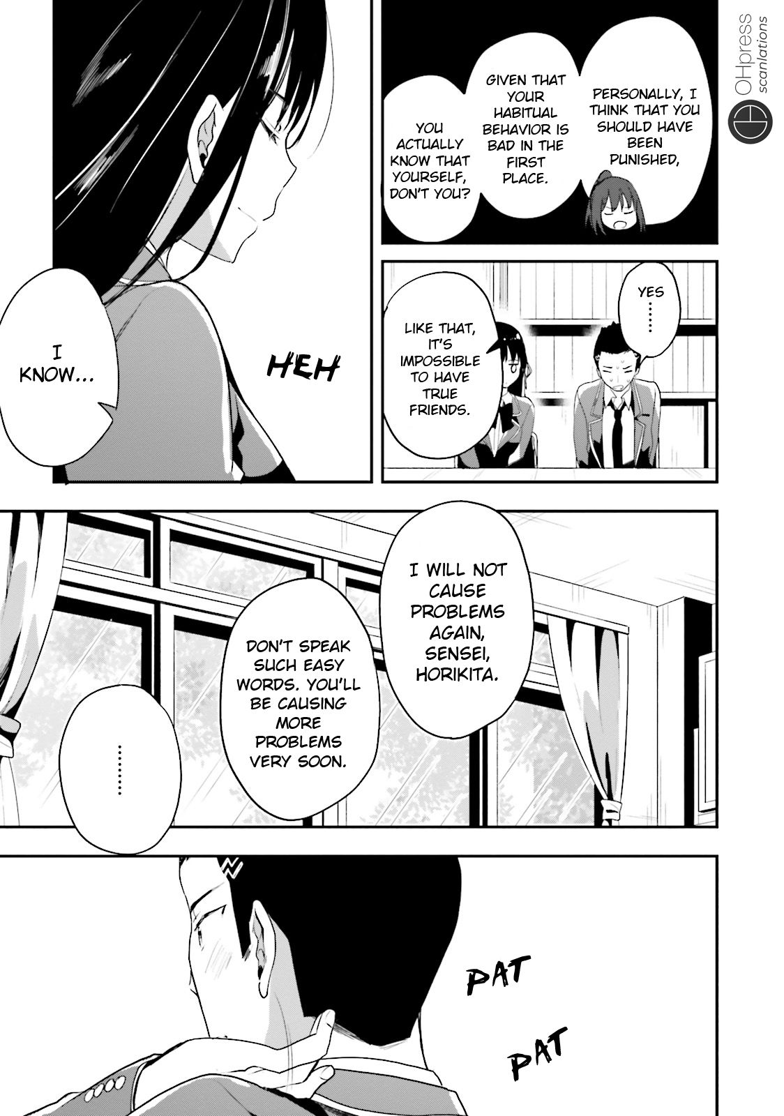 Youkoso Jitsuryoku Shijou Shugi no Kyoushitsu e chapter 15 page 18