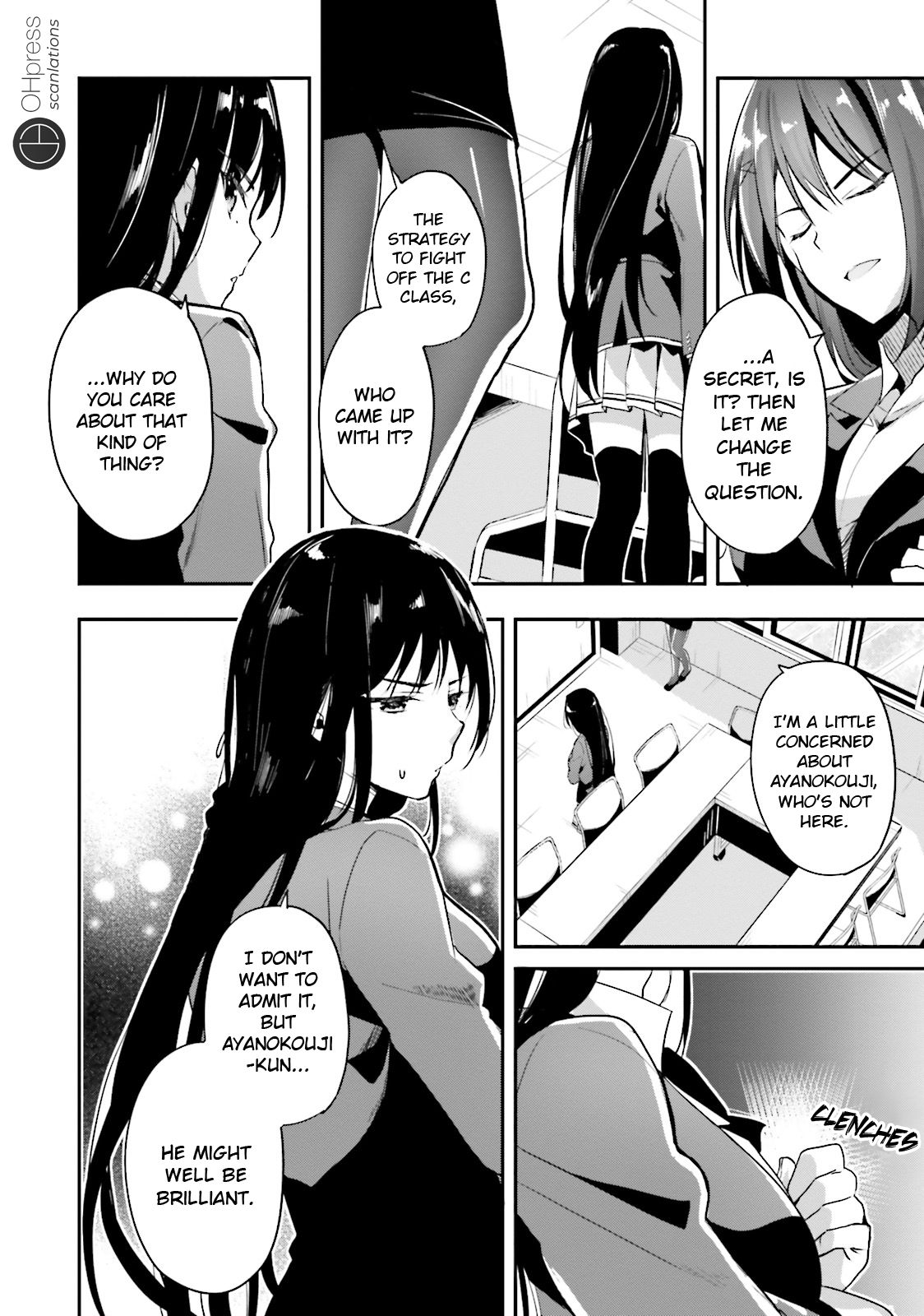 Youkoso Jitsuryoku Shijou Shugi no Kyoushitsu e chapter 15 page 21