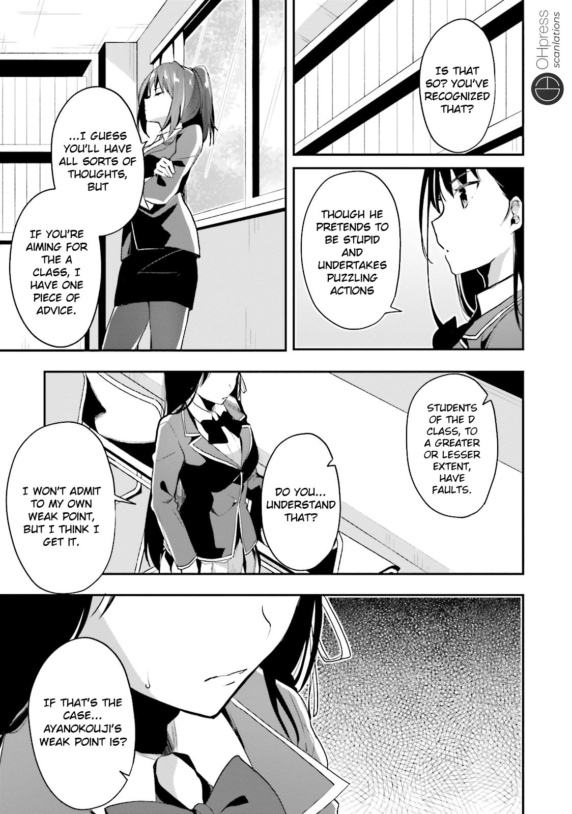 Youkoso Jitsuryoku Shijou Shugi no Kyoushitsu e chapter 15 page 22