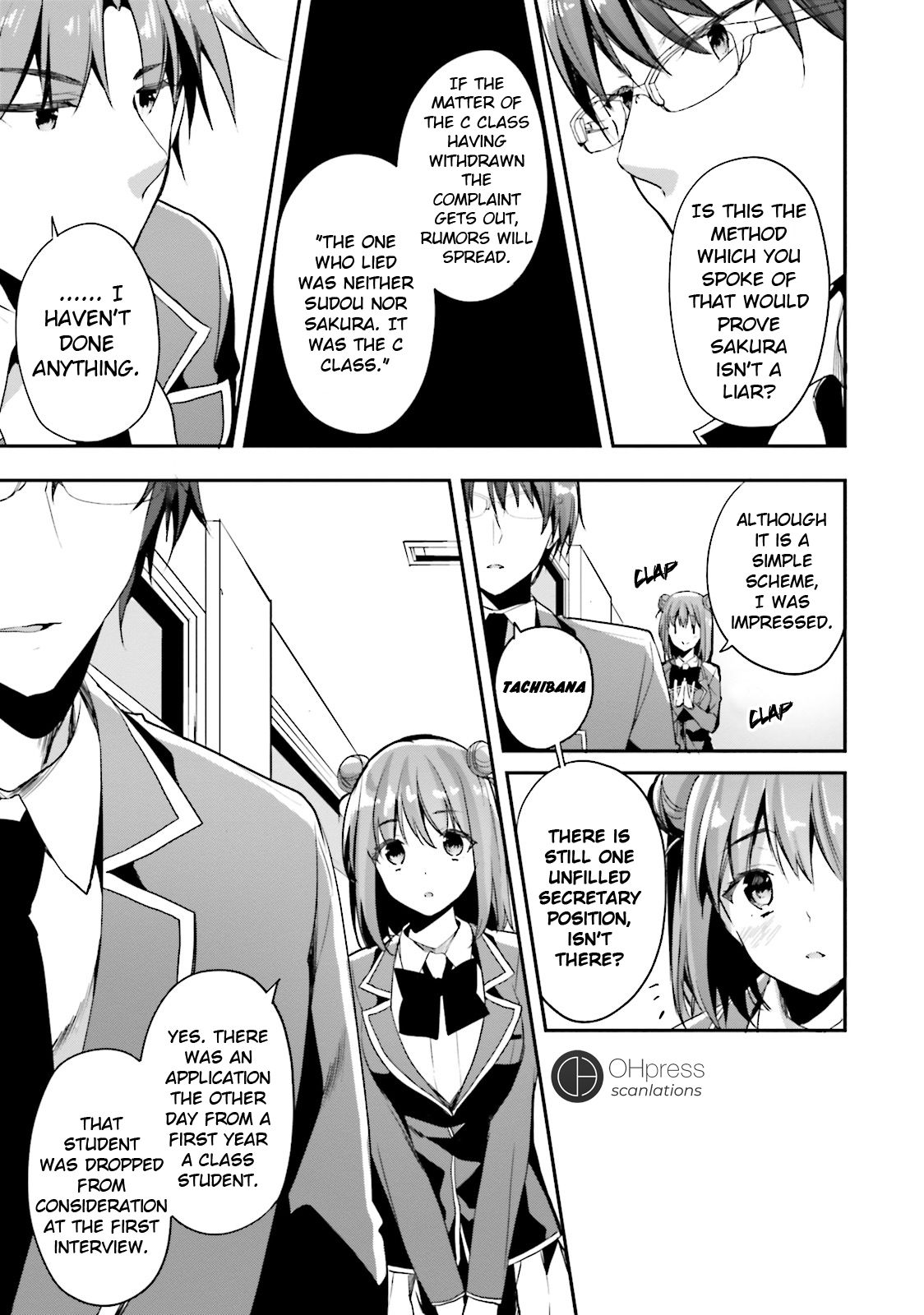 Youkoso Jitsuryoku Shijou Shugi no Kyoushitsu e chapter 15 page 28