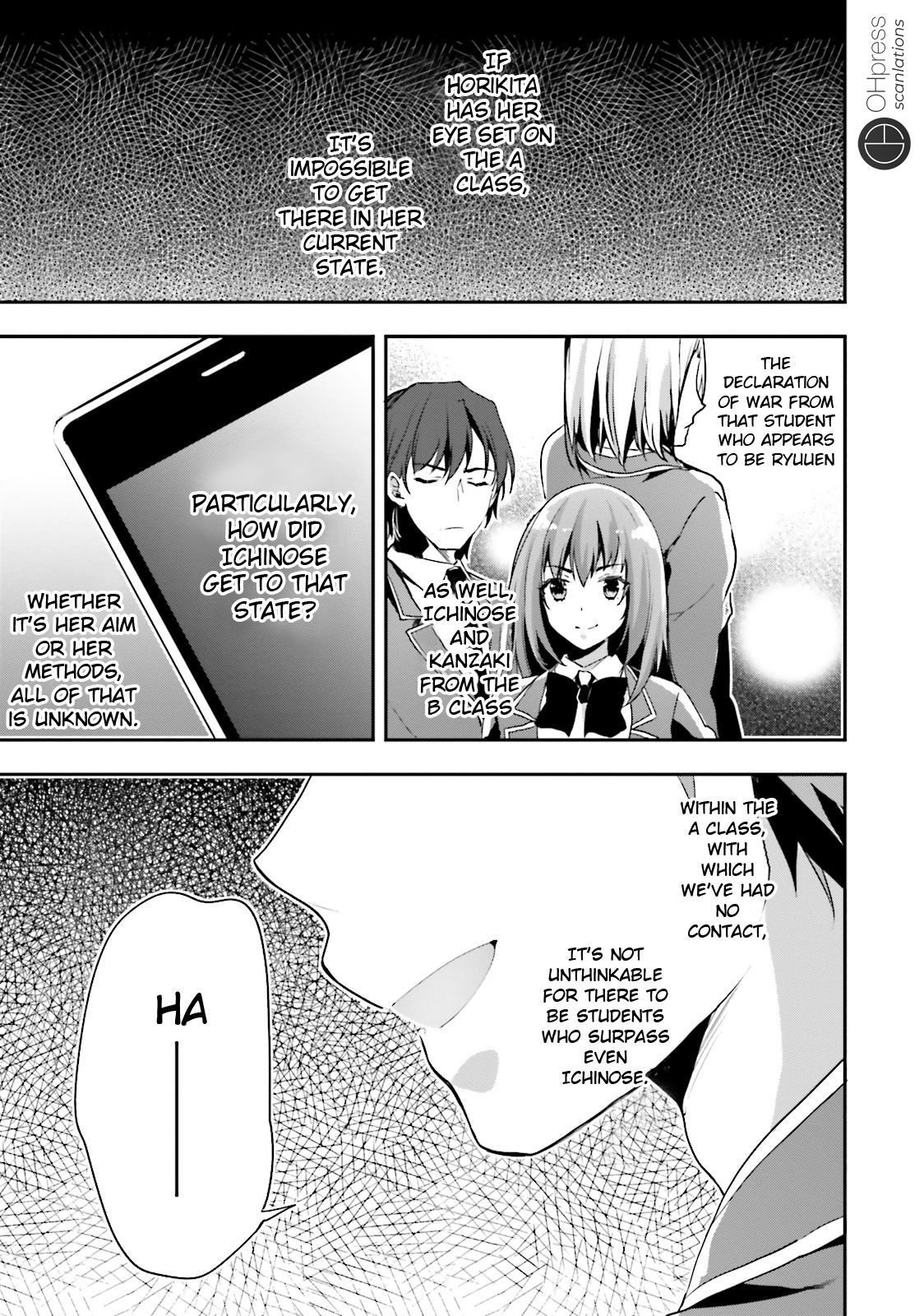 Youkoso Jitsuryoku Shijou Shugi no Kyoushitsu e chapter 15 page 36