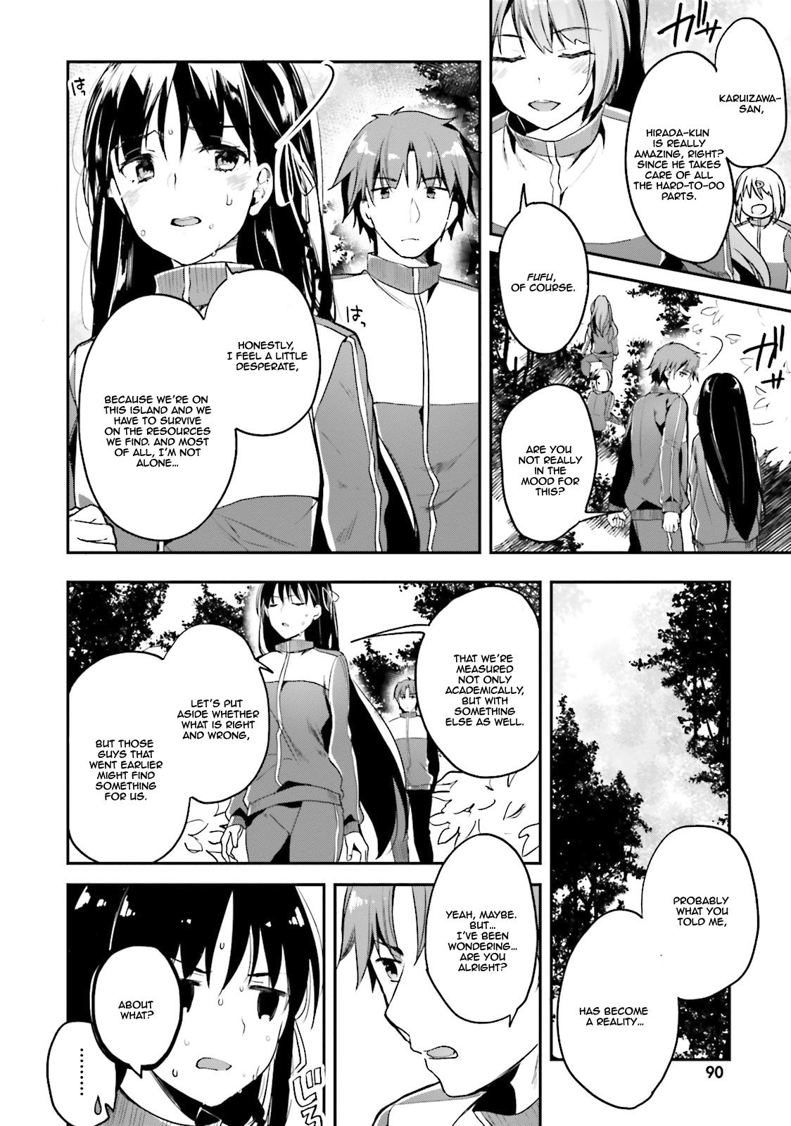 Youkoso Jitsuryoku Shijou Shugi no Kyoushitsu e chapter 17 page 10