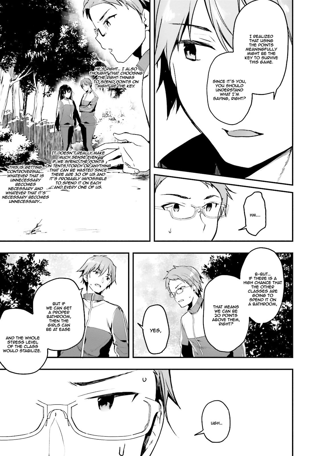 Youkoso Jitsuryoku Shijou Shugi no Kyoushitsu e chapter 17 page 15