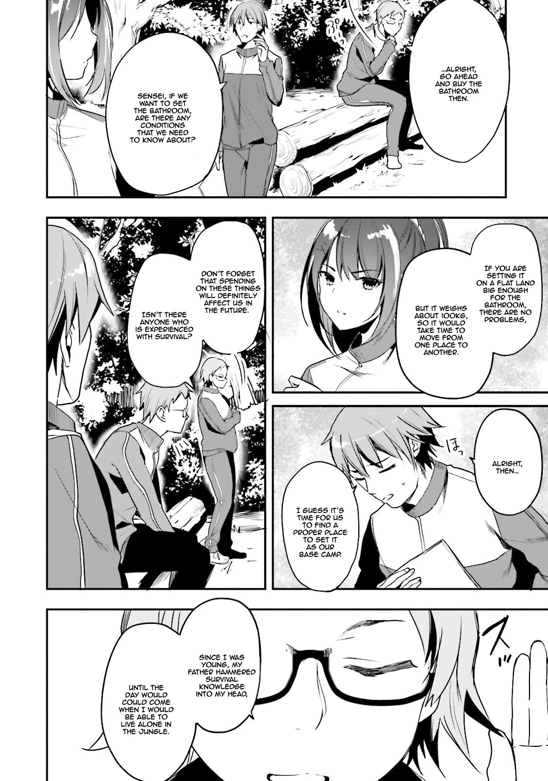 Youkoso Jitsuryoku Shijou Shugi no Kyoushitsu e chapter 17 page 16