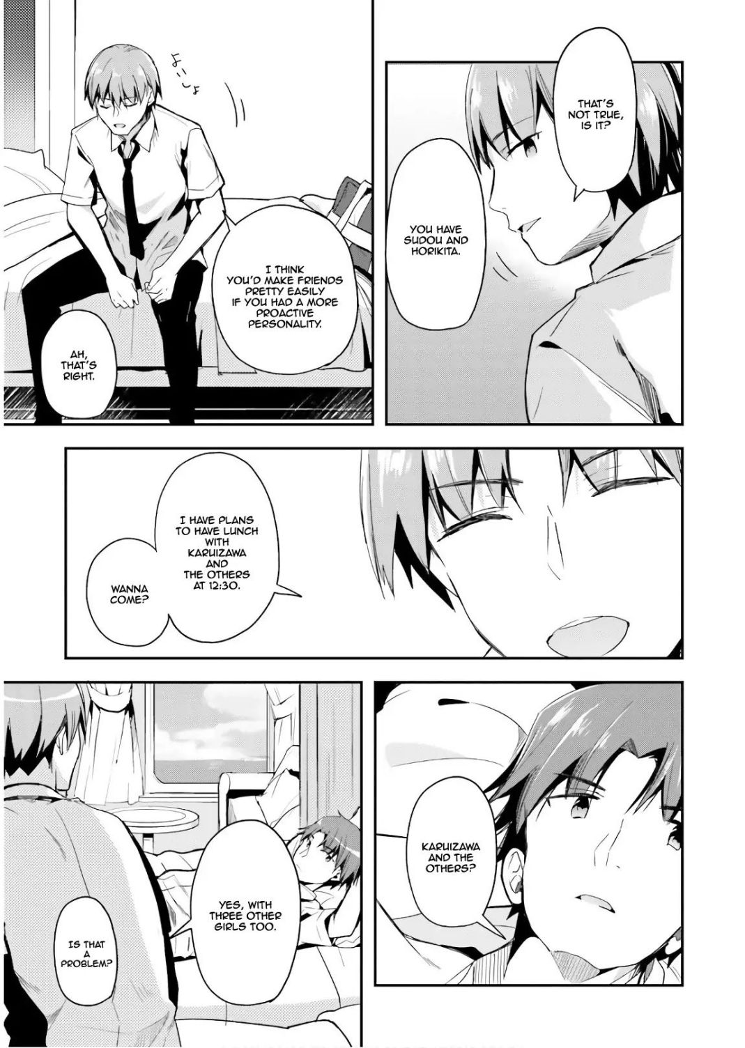 Youkoso Jitsuryoku Shijou Shugi no Kyoushitsu e chapter 28 page 18