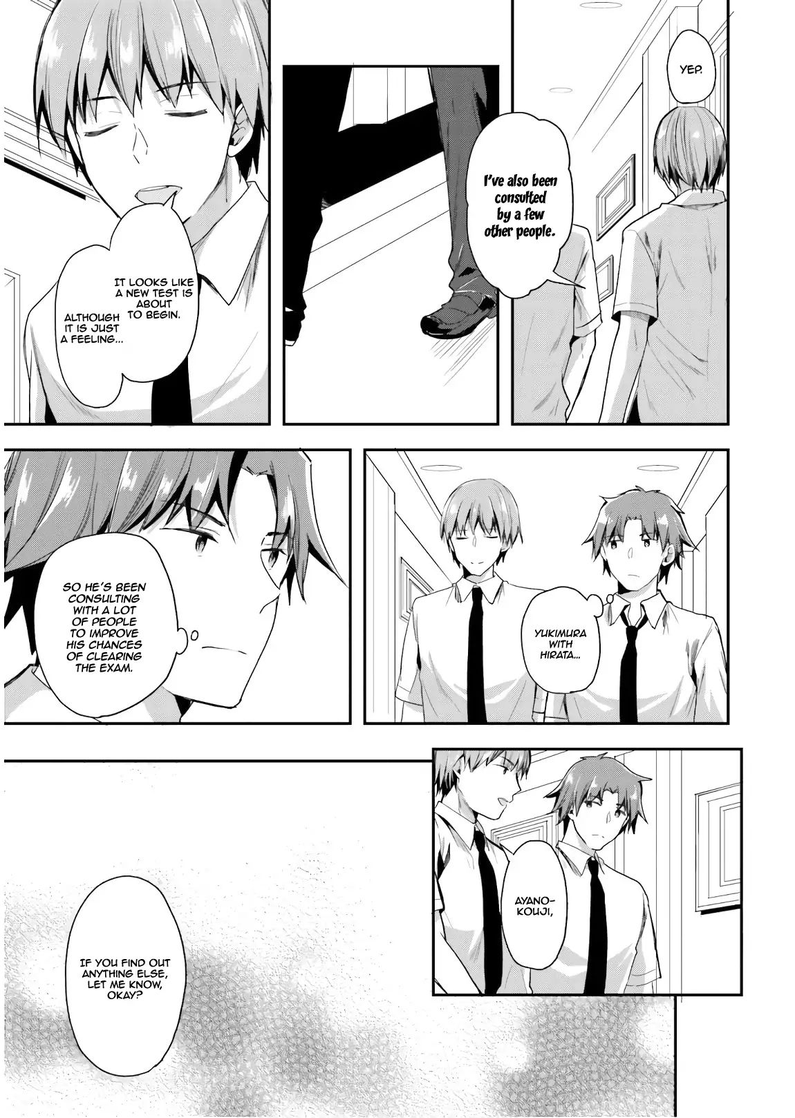 Youkoso Jitsuryoku Shijou Shugi no Kyoushitsu e chapter 30 page 10