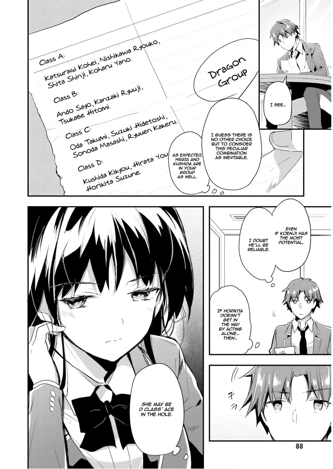 Youkoso Jitsuryoku Shijou Shugi no Kyoushitsu e chapter 31 page 8