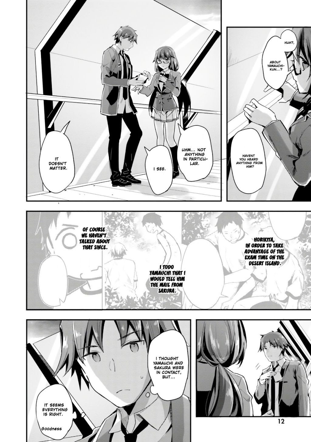 Youkoso Jitsuryoku Shijou Shugi no Kyoushitsu e chapter 33 page 13