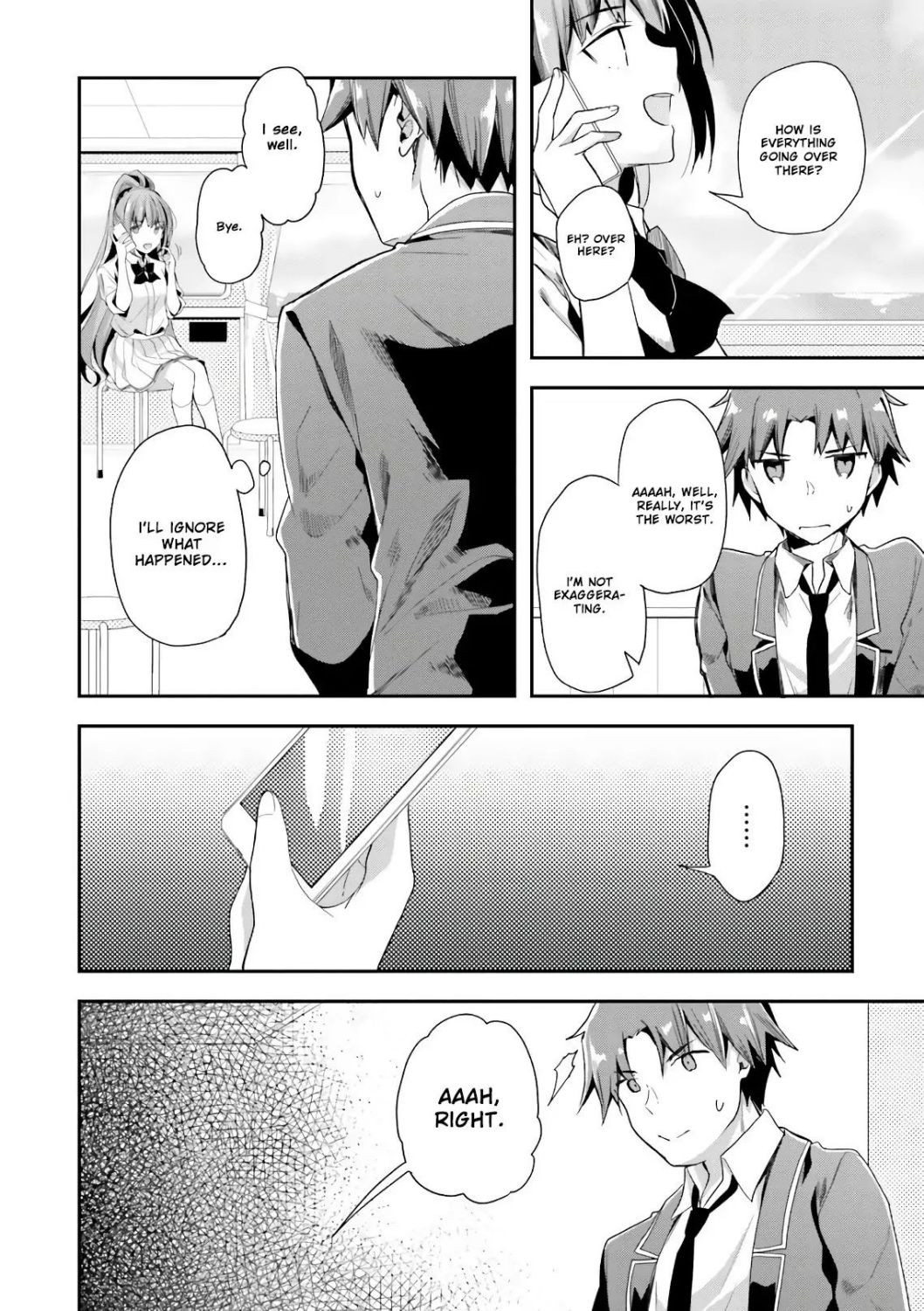 Youkoso Jitsuryoku Shijou Shugi no Kyoushitsu e chapter 35 page 12