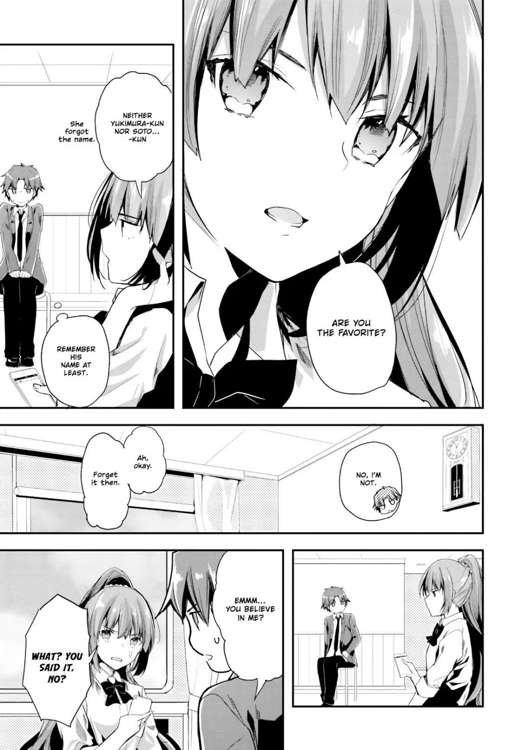 Youkoso Jitsuryoku Shijou Shugi no Kyoushitsu e chapter 35 page 13