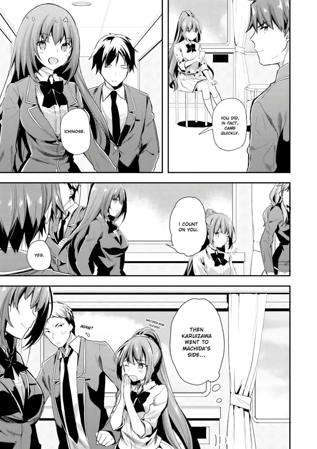 Youkoso Jitsuryoku Shijou Shugi no Kyoushitsu e chapter 35 page 15