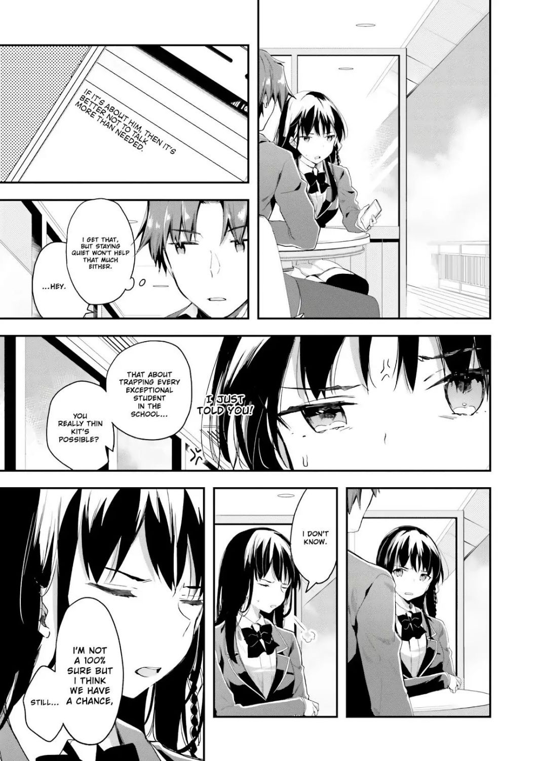 Youkoso Jitsuryoku Shijou Shugi no Kyoushitsu e chapter 35 page 4