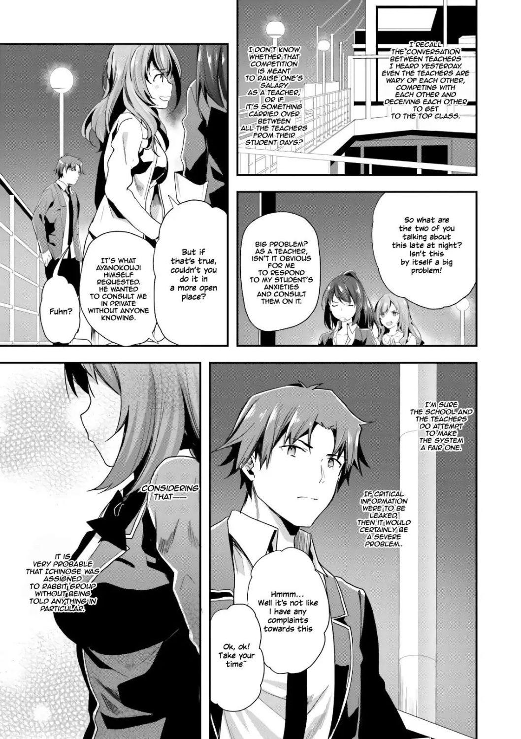 Youkoso Jitsuryoku Shijou Shugi no Kyoushitsu e chapter 38 page 22