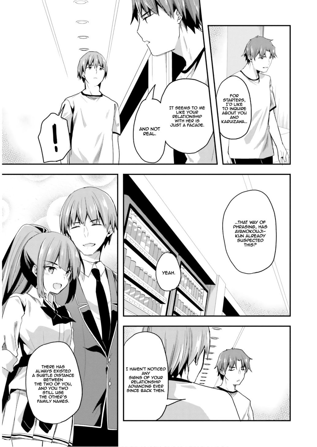 Youkoso Jitsuryoku Shijou Shugi no Kyoushitsu e chapter 40 page 8