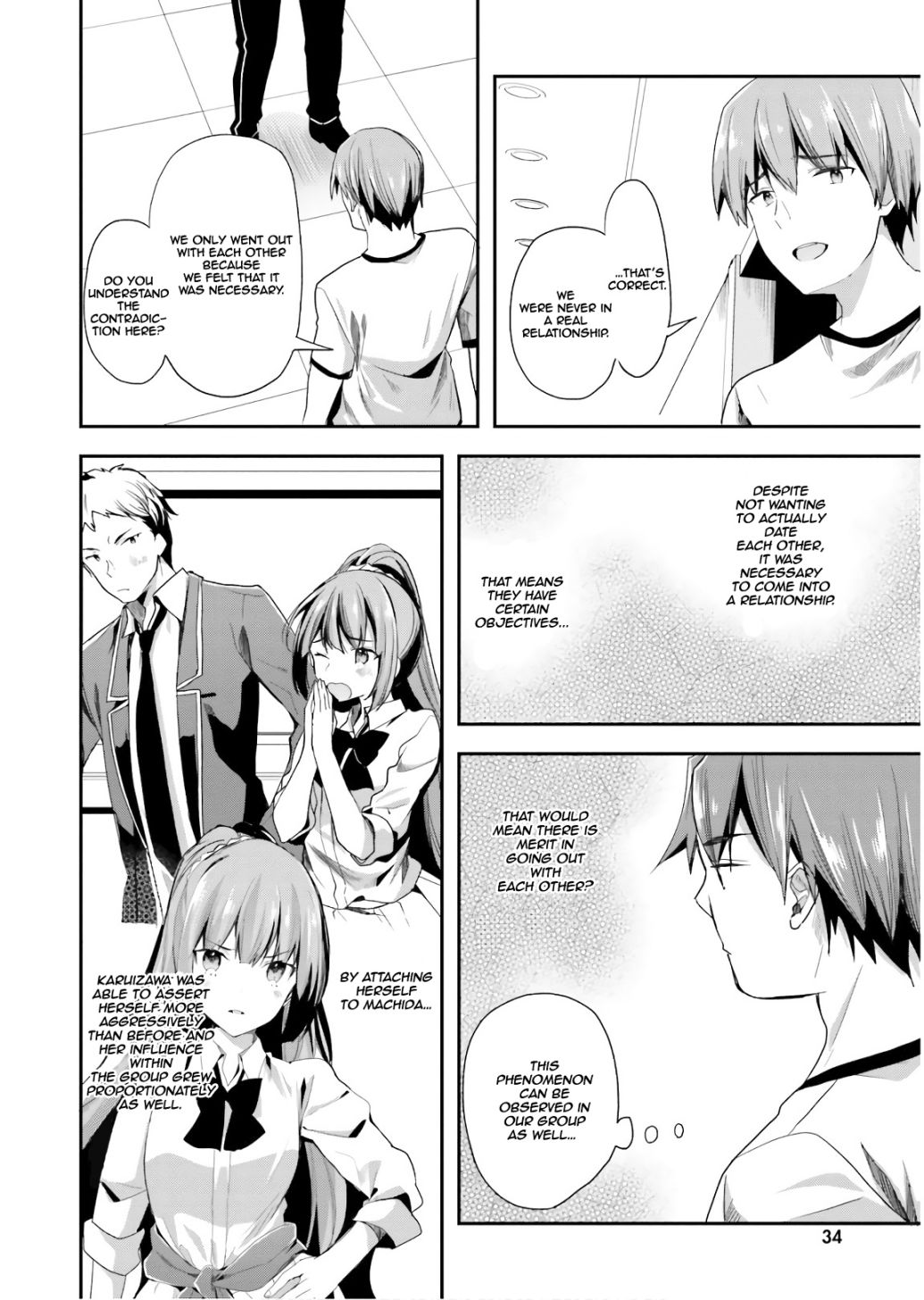 Youkoso Jitsuryoku Shijou Shugi no Kyoushitsu e chapter 40 page 9