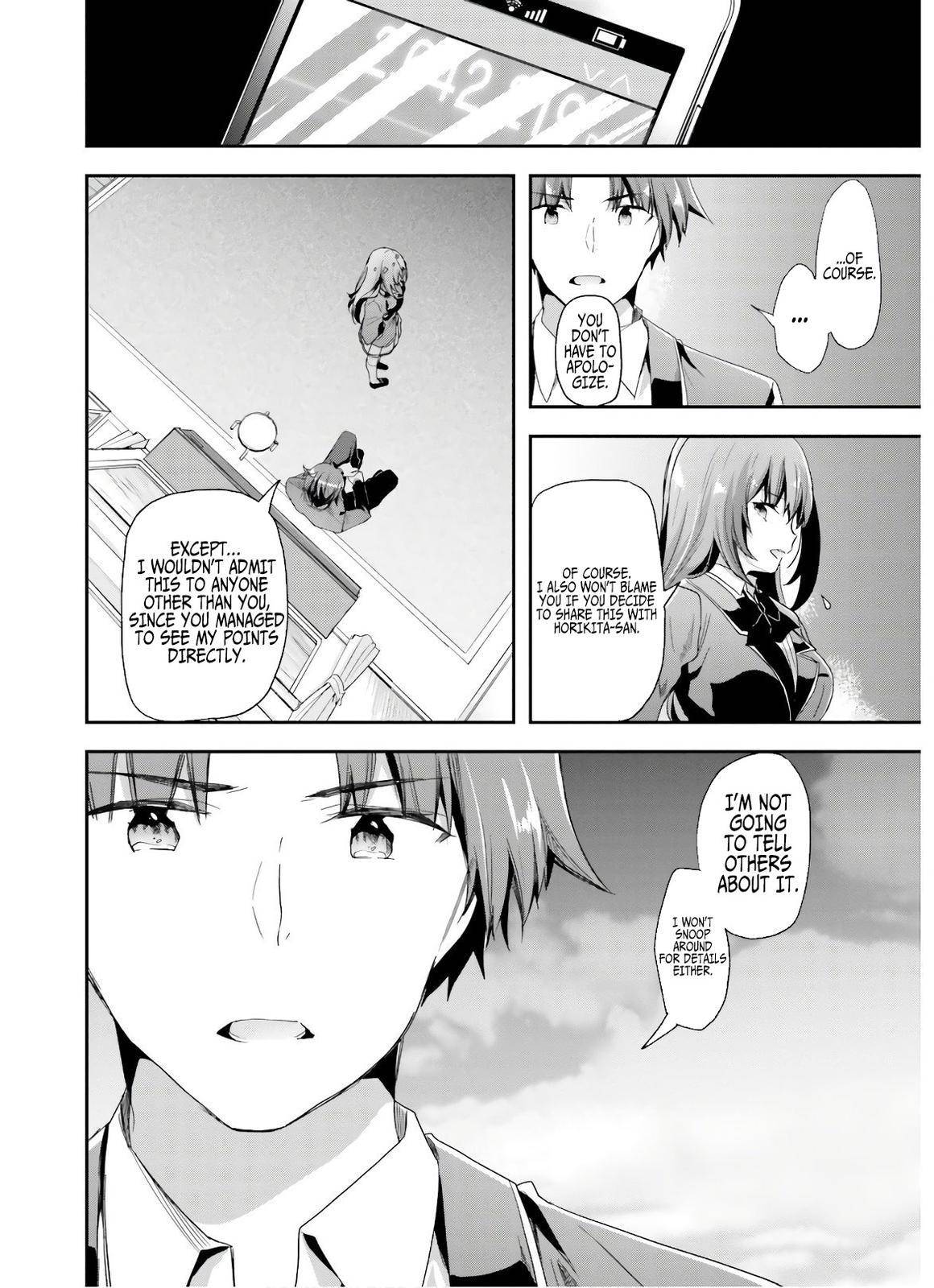 Youkoso Jitsuryoku Shijou Shugi no Kyoushitsu e chapter 47 page 8