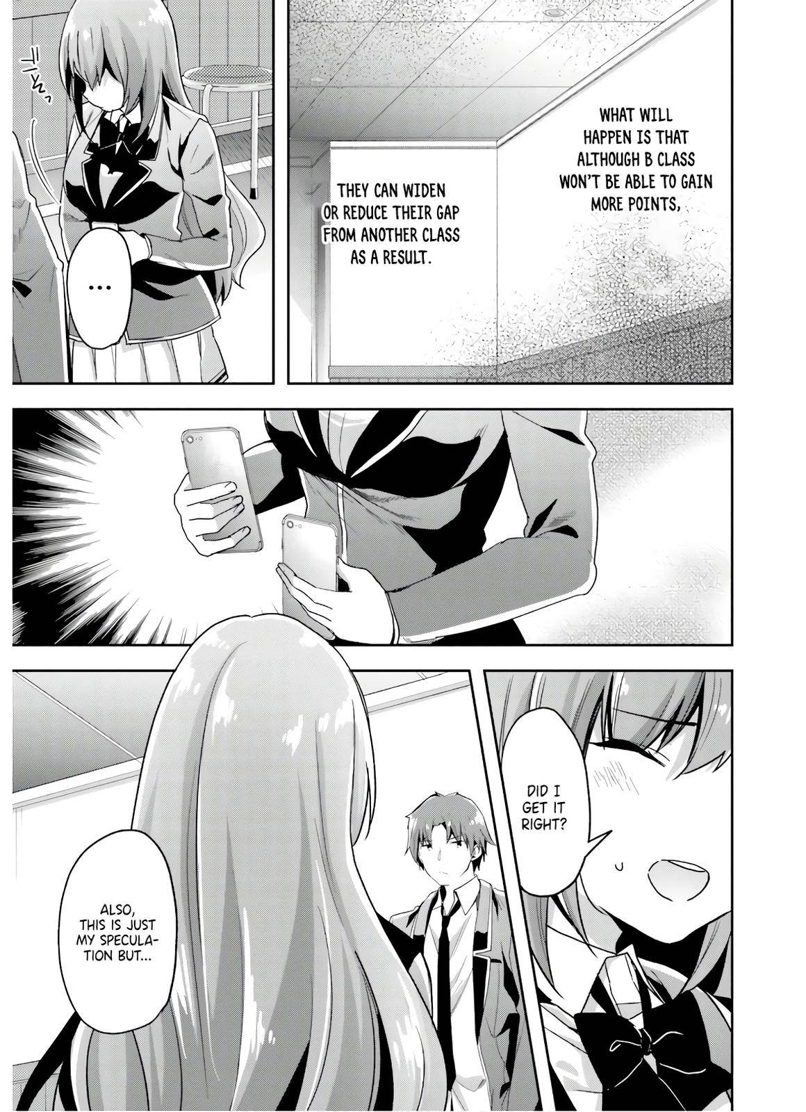 Youkoso Jitsuryoku Shijou Shugi no Kyoushitsu e chapter 48 page 18