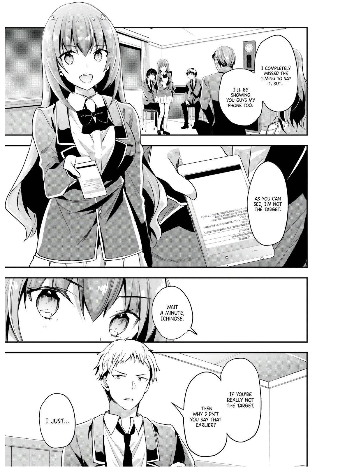 Youkoso Jitsuryoku Shijou Shugi no Kyoushitsu e chapter 48 page 8