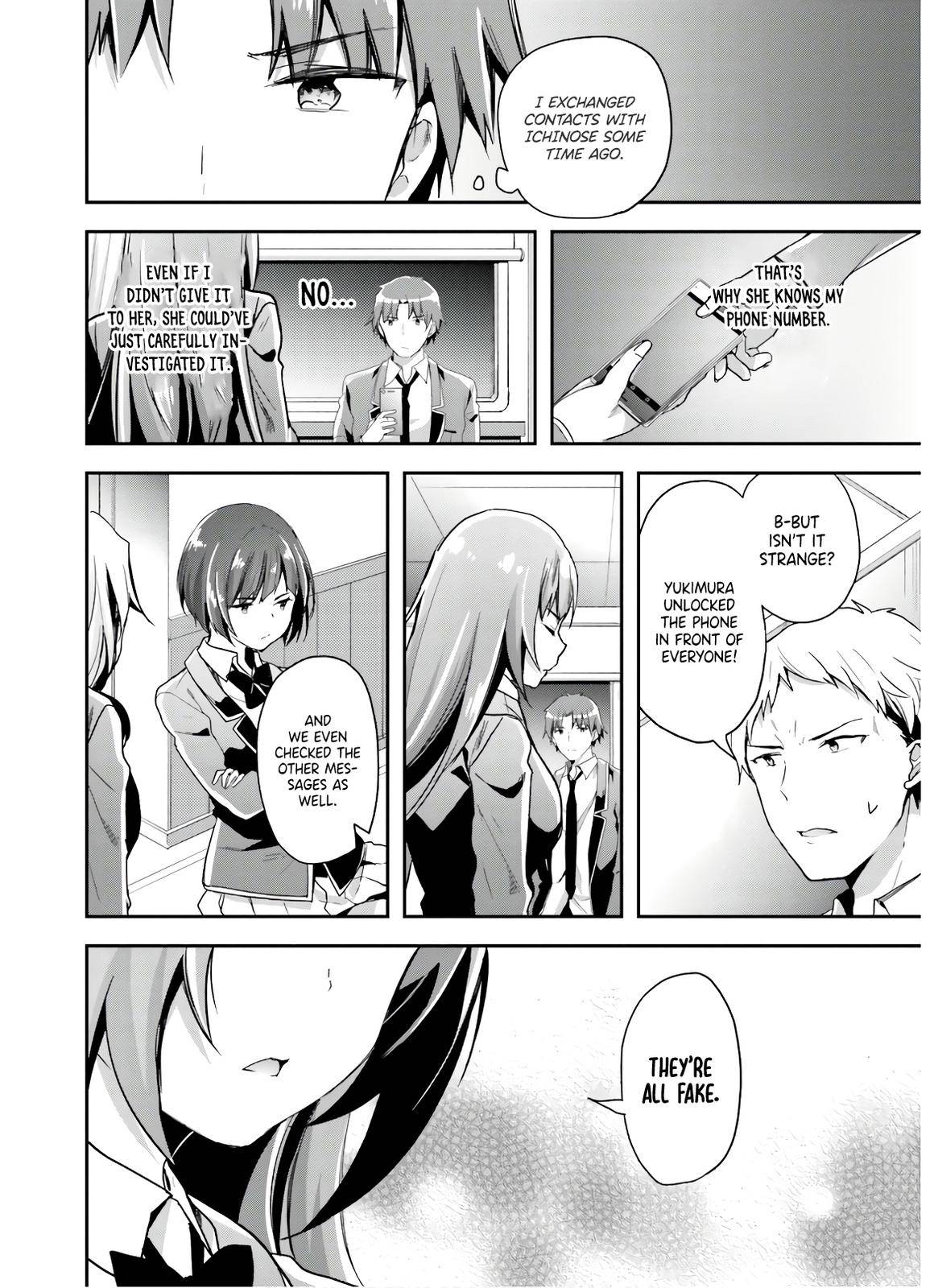 Youkoso Jitsuryoku Shijou Shugi no Kyoushitsu e chapter 49 page 5