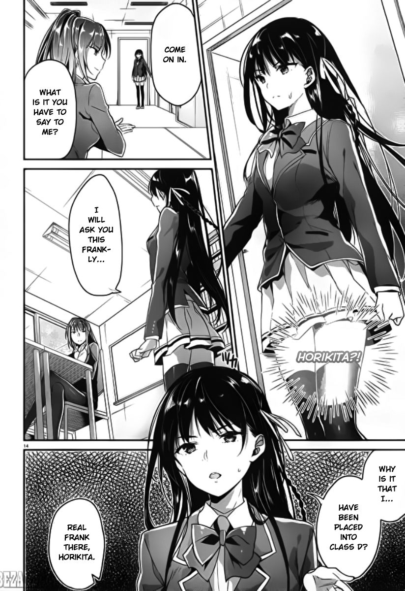 Youkoso Jitsuryoku Shijou Shugi no Kyoushitsu e chapter 5 page 15