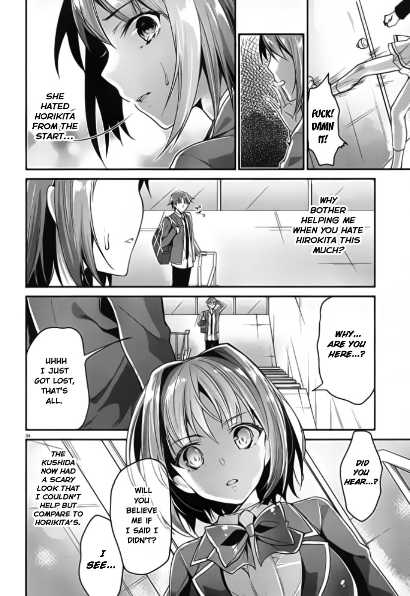 Youkoso Jitsuryoku Shijou Shugi no Kyoushitsu e chapter 5 page 35