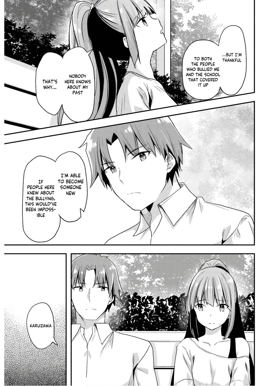 Youkoso Jitsuryoku Shijou Shugi no Kyoushitsu e chapter 52 page 14