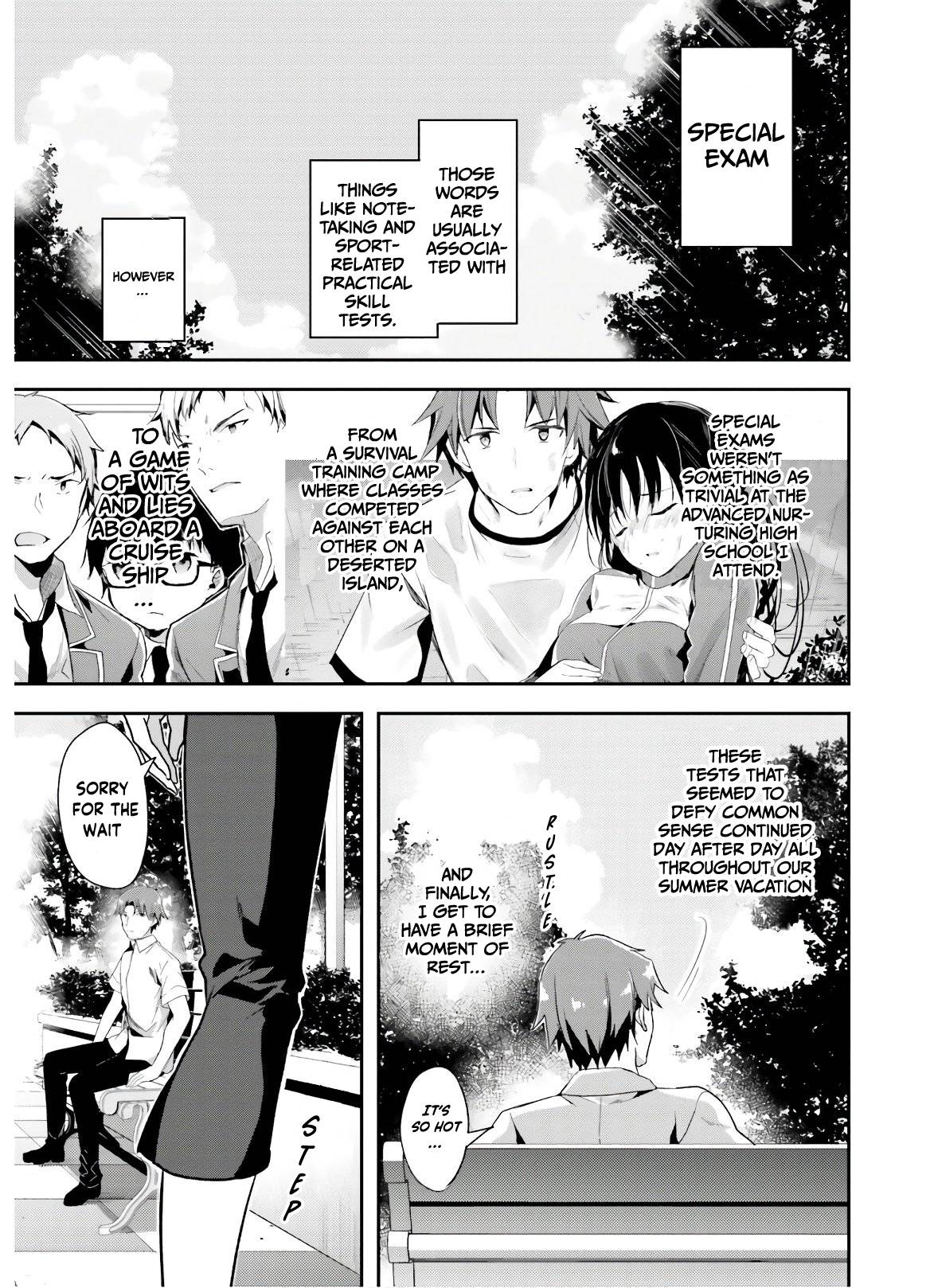 Youkoso Jitsuryoku Shijou Shugi no Kyoushitsu e chapter 52 page 2