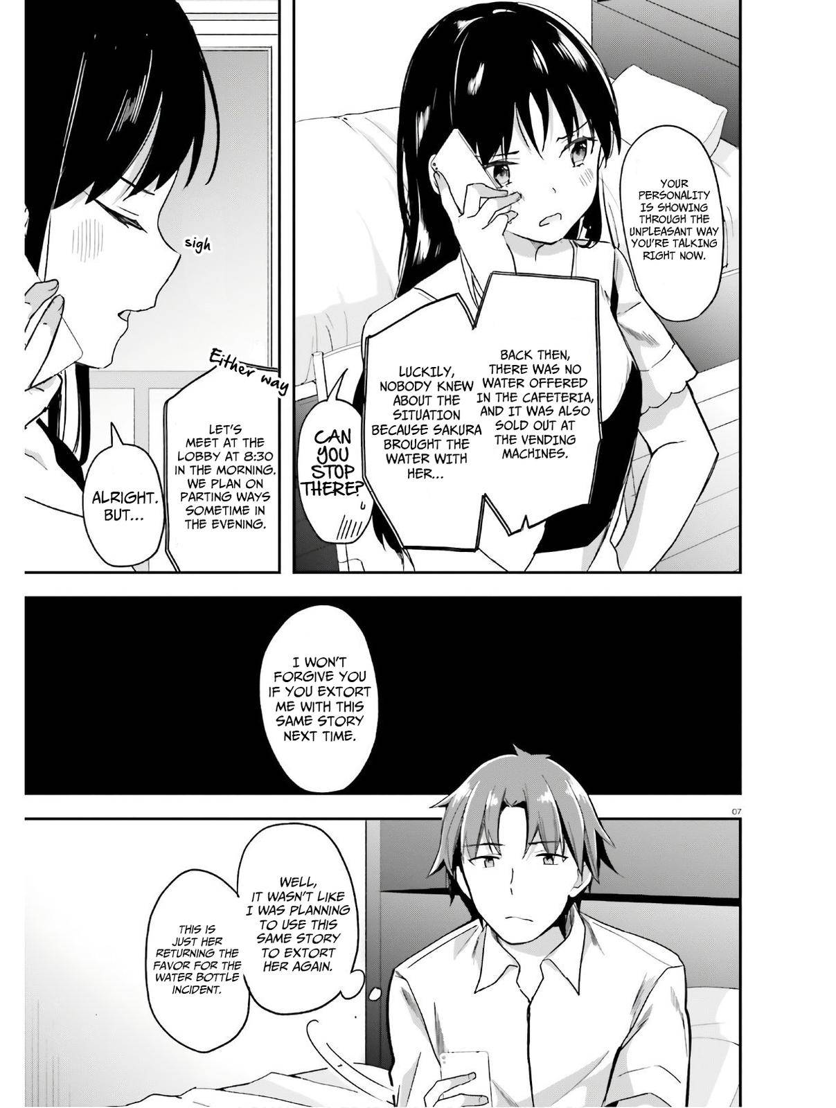 Youkoso Jitsuryoku Shijou Shugi no Kyoushitsu e chapter 53 page 7