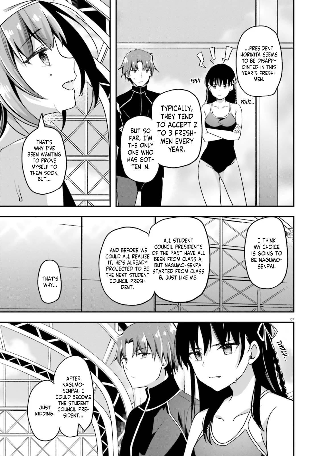 Youkoso Jitsuryoku Shijou Shugi no Kyoushitsu e chapter 54 page 8