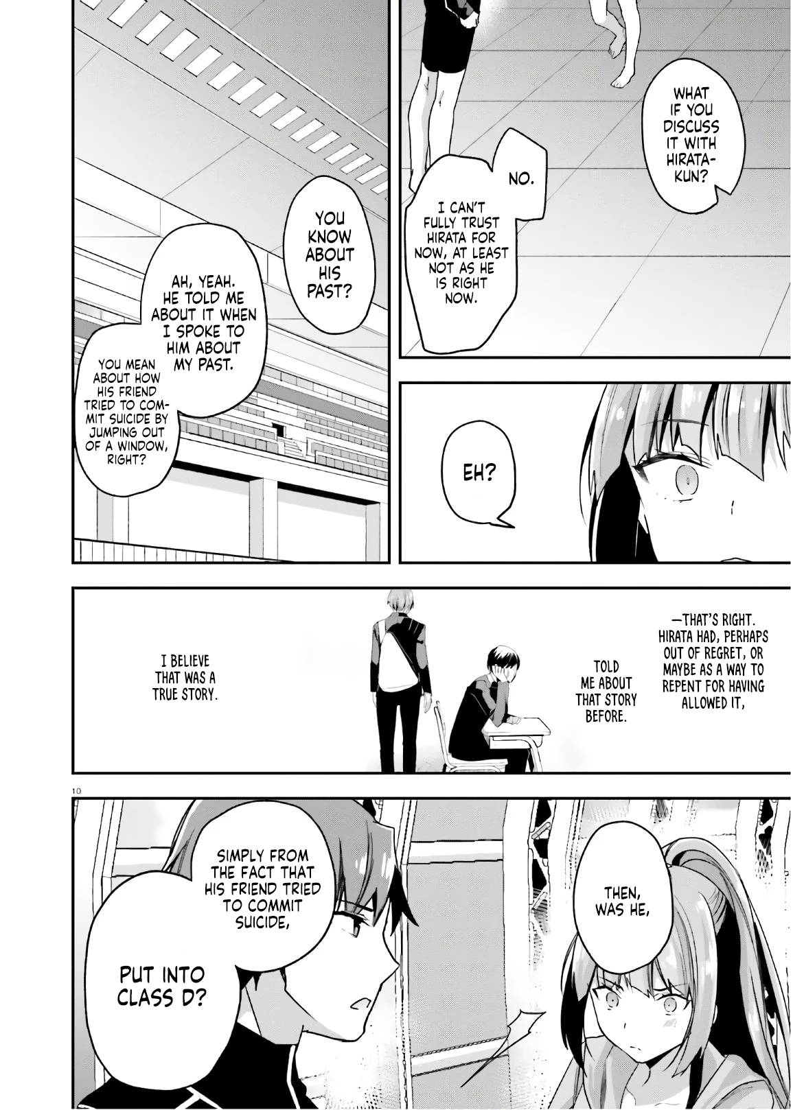 Youkoso Jitsuryoku Shijou Shugi no Kyoushitsu e chapter 55 page 11