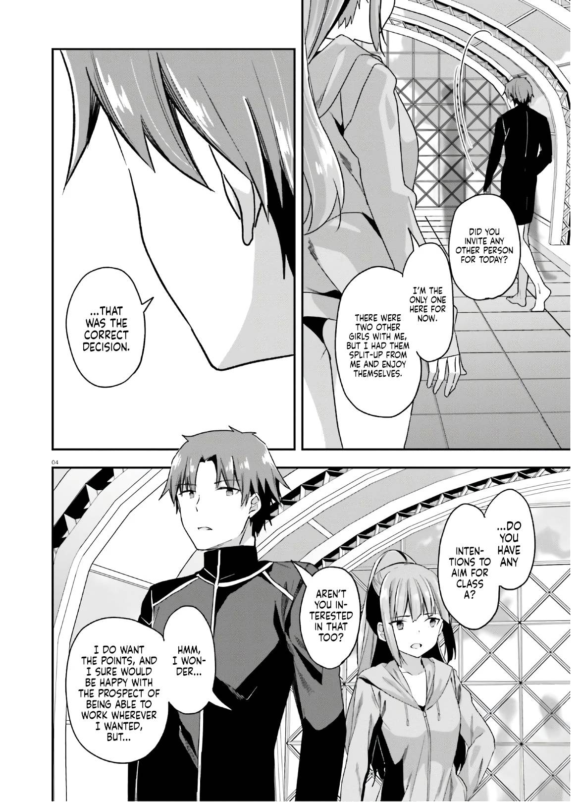 Youkoso Jitsuryoku Shijou Shugi no Kyoushitsu e chapter 55 page 5