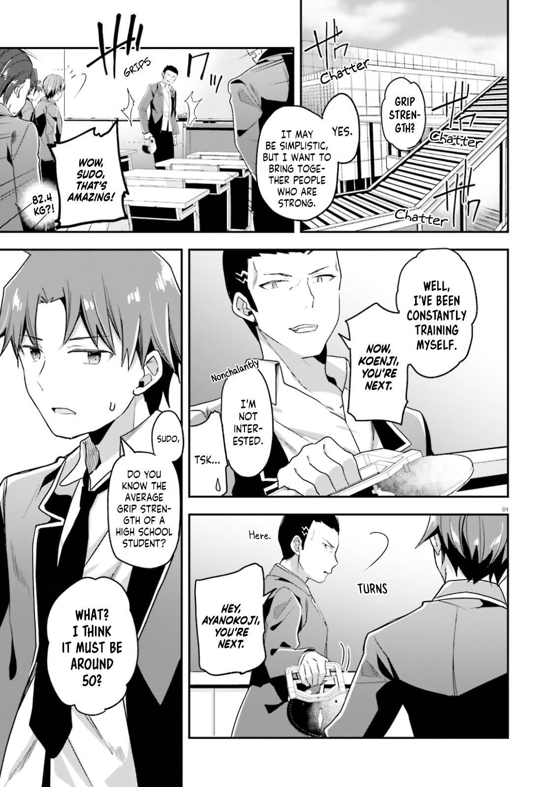 Youkoso Jitsuryoku Shijou Shugi no Kyoushitsu e chapter 59 page 2