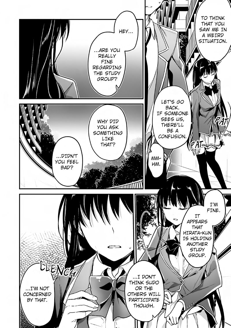 Youkoso Jitsuryoku Shijou Shugi no Kyoushitsu e chapter 6 page 20