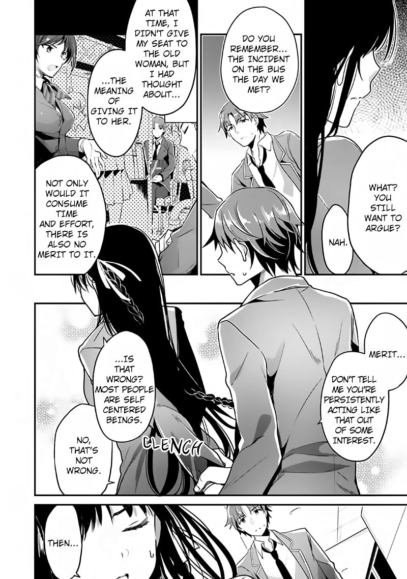 Youkoso Jitsuryoku Shijou Shugi no Kyoushitsu e chapter 6 page 22