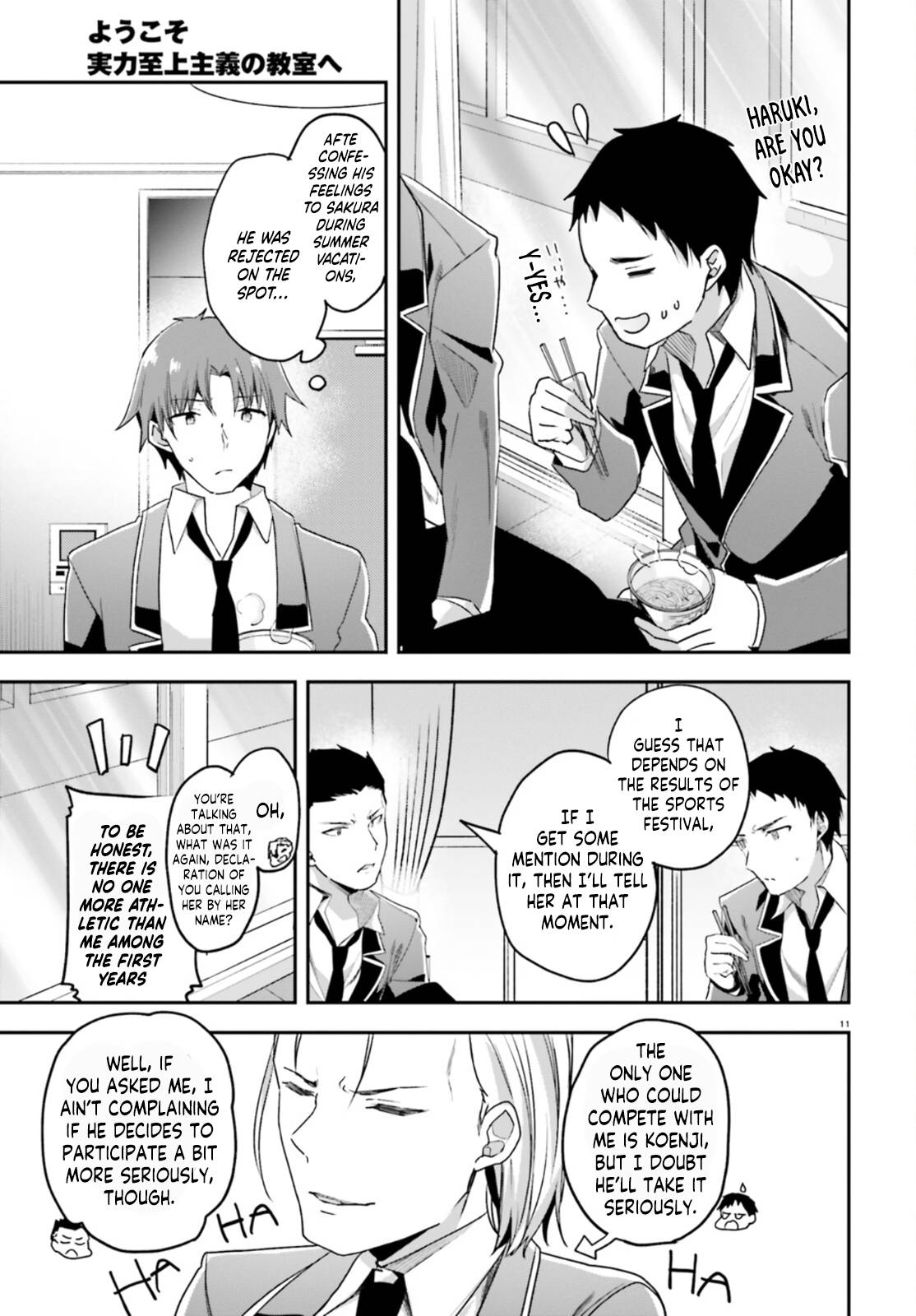 Youkoso Jitsuryoku Shijou Shugi no Kyoushitsu e chapter 61 page 10