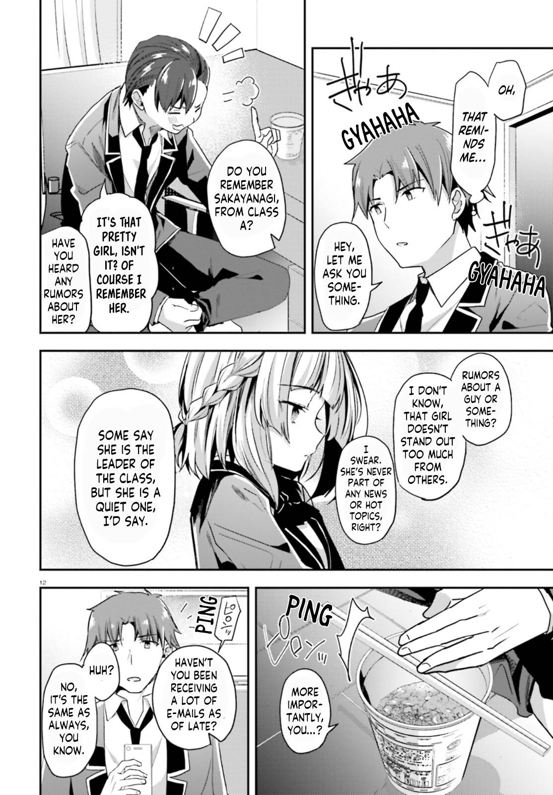 Youkoso Jitsuryoku Shijou Shugi no Kyoushitsu e chapter 61 page 11