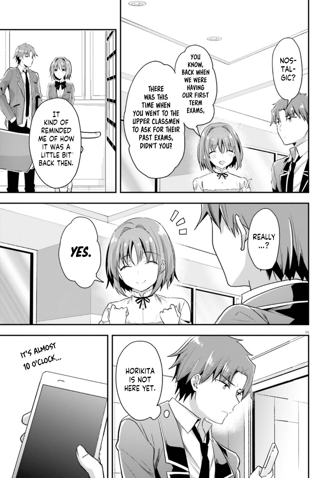 Youkoso Jitsuryoku Shijou Shugi no Kyoushitsu e chapter 61 page 14