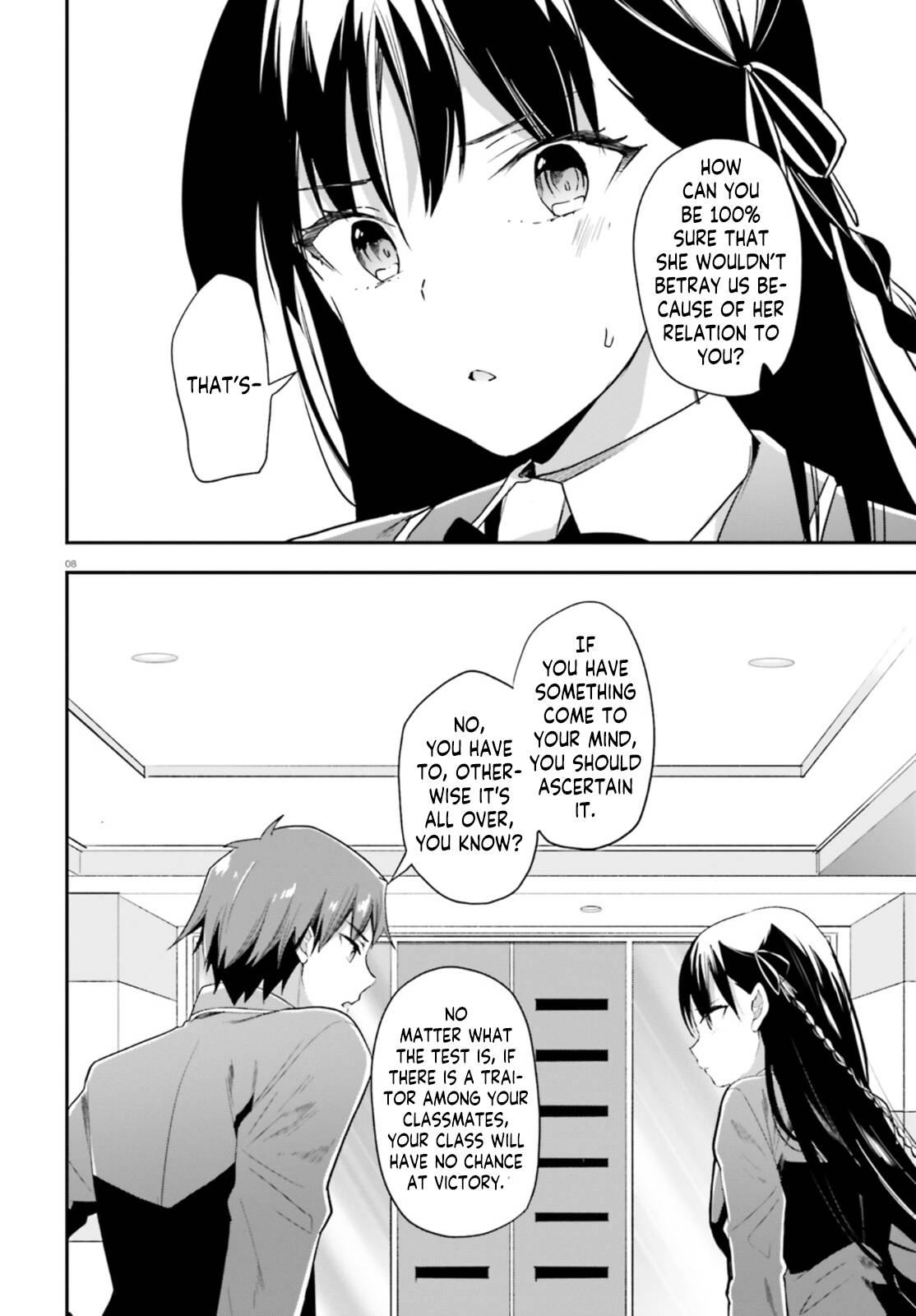 Youkoso Jitsuryoku Shijou Shugi no Kyoushitsu e chapter 61 page 7