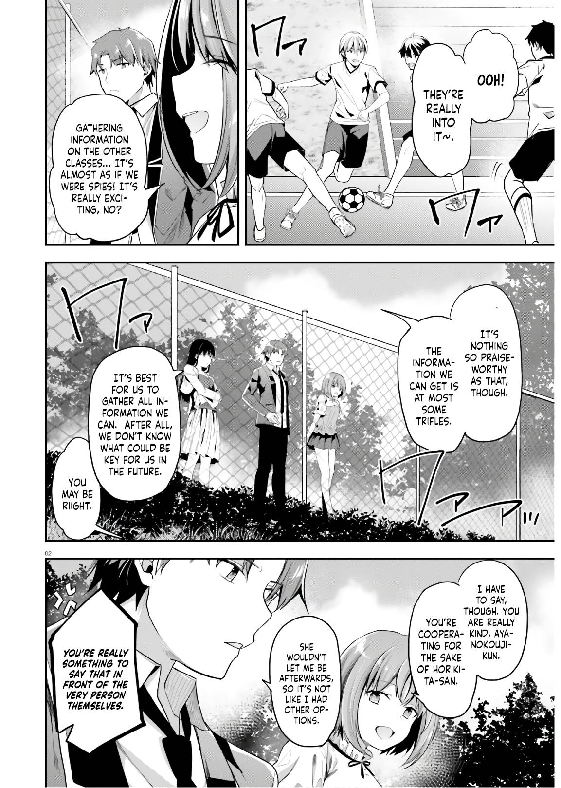 Youkoso Jitsuryoku Shijou Shugi no Kyoushitsu e chapter 62 page 3