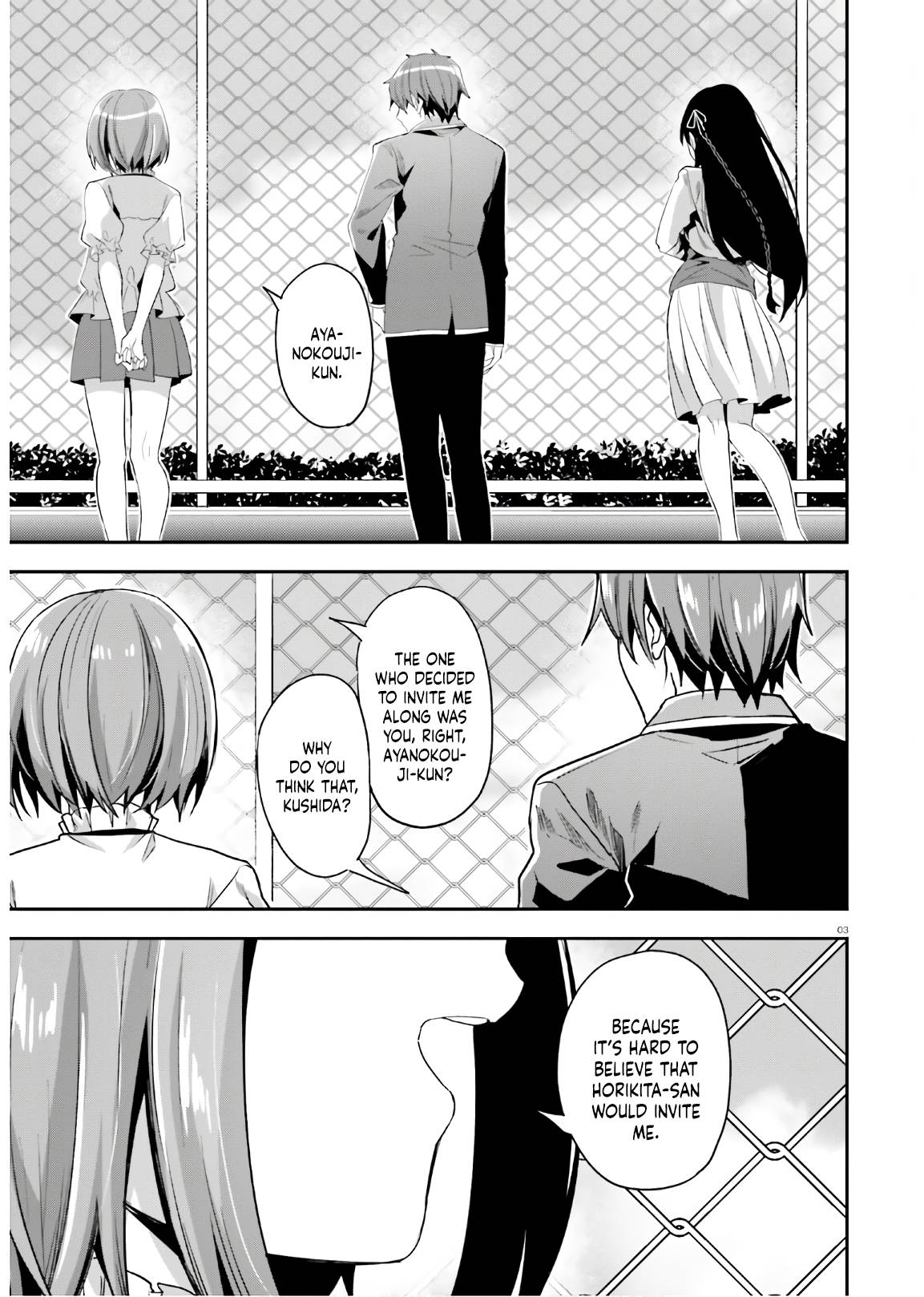 Youkoso Jitsuryoku Shijou Shugi no Kyoushitsu e chapter 62 page 4