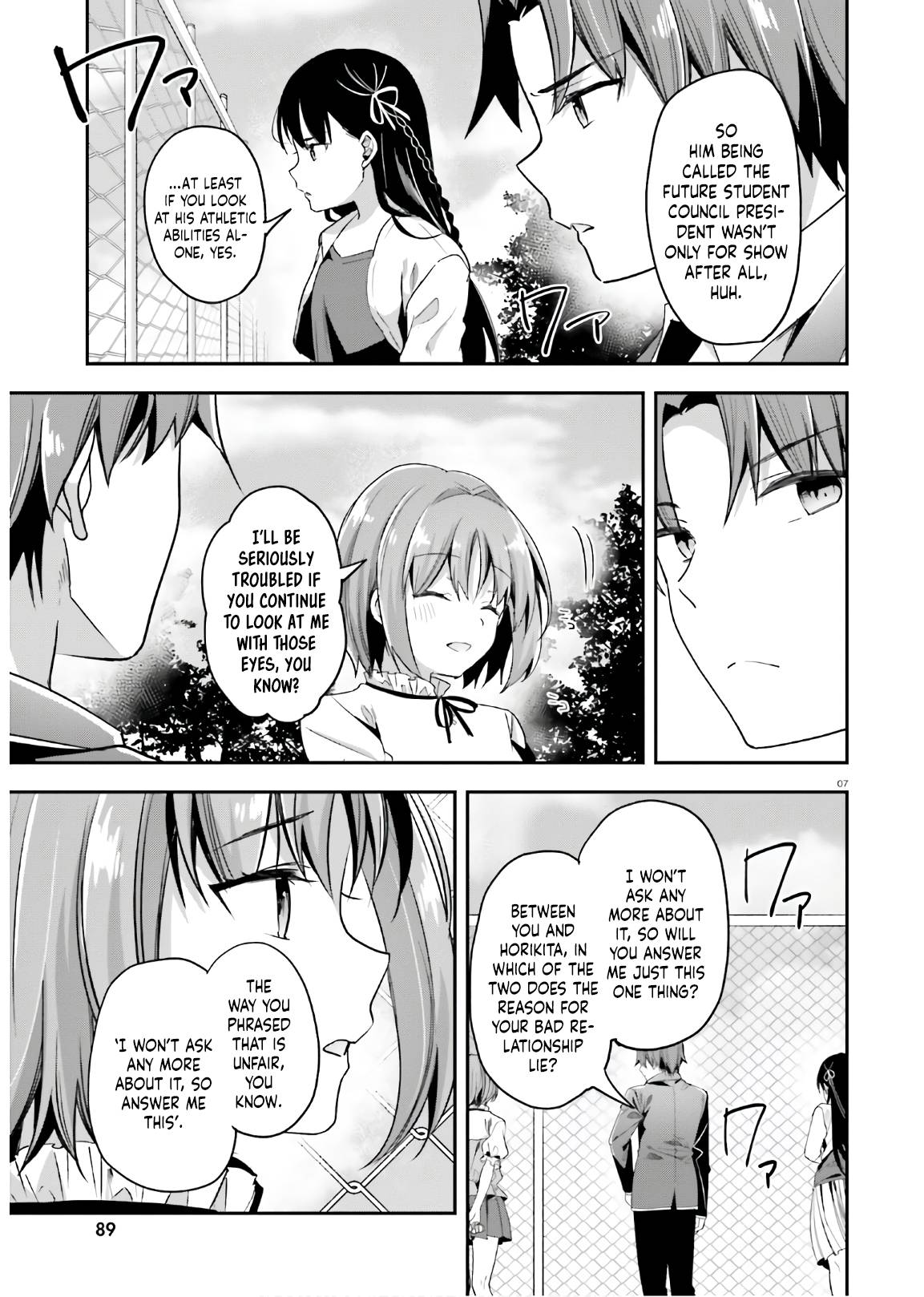 Youkoso Jitsuryoku Shijou Shugi no Kyoushitsu e chapter 62 page 8