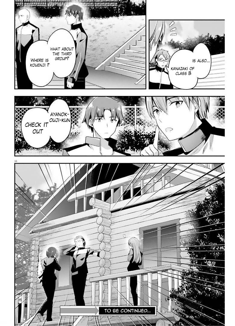 Youkoso Jitsuryoku Shijou Shugi no Kyoushitsu e chapter 63 page 16