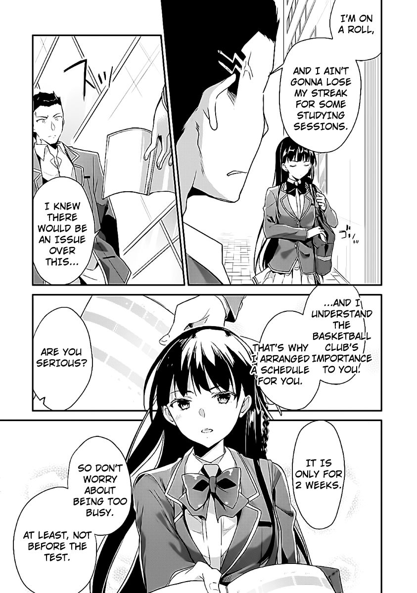 Youkoso Jitsuryoku Shijou Shugi no Kyoushitsu e chapter 7 page 13