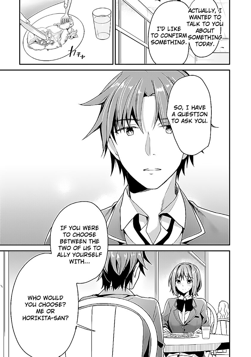 Youkoso Jitsuryoku Shijou Shugi no Kyoushitsu e chapter 7 page 23